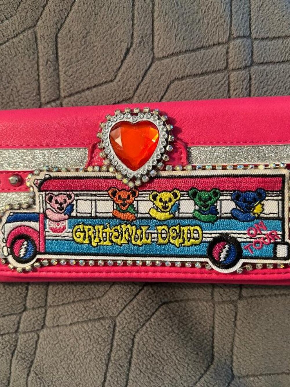 Grateful Dead Bears Wallet - Handmade NEW
